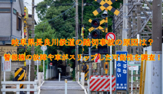 岐阜県長良川鉄道の踏切事故の原因は？警報機の故障や車がスリップした可能性を調査！
